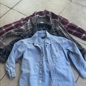 Boys 4&5t button down shirts bundle